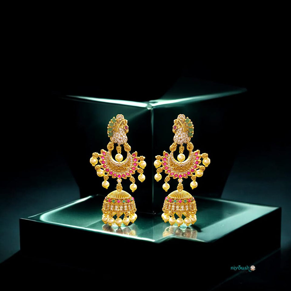 gold hoop earrings