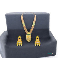 necklace earring set gold