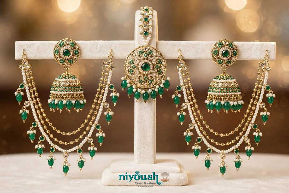 Minahil jhumka set