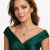 Emerald Aura Pendant set
