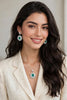 Mermaid glow 925 Silver pendant set