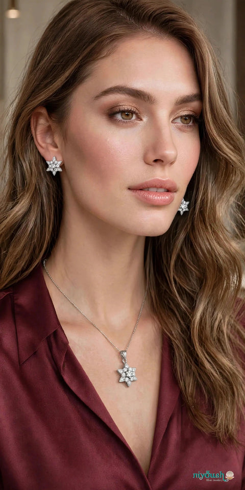 Starlight glow 926 Silver pendant set