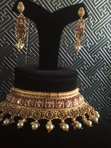 Maya Gold Plated Kundan Set