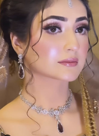 Lavendar Drop Artificial Set