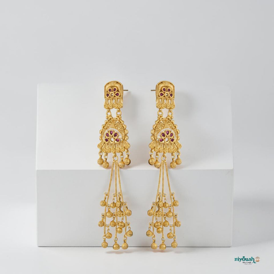 Chankar kashmiri long Earrings