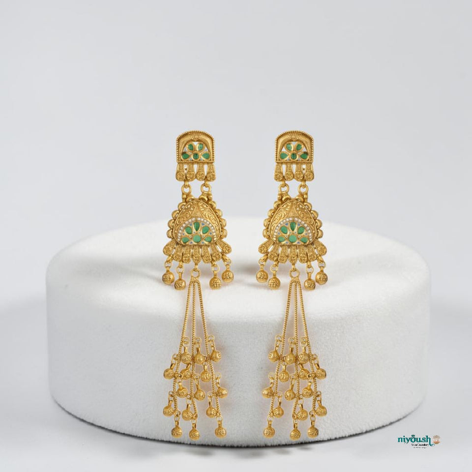 Chankar kashmiri long Earrings
