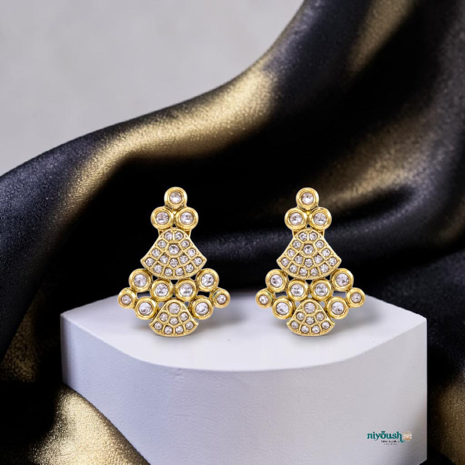 Noor zara kundan artificial Earrings
