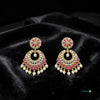 Red rose Artificial Earrings