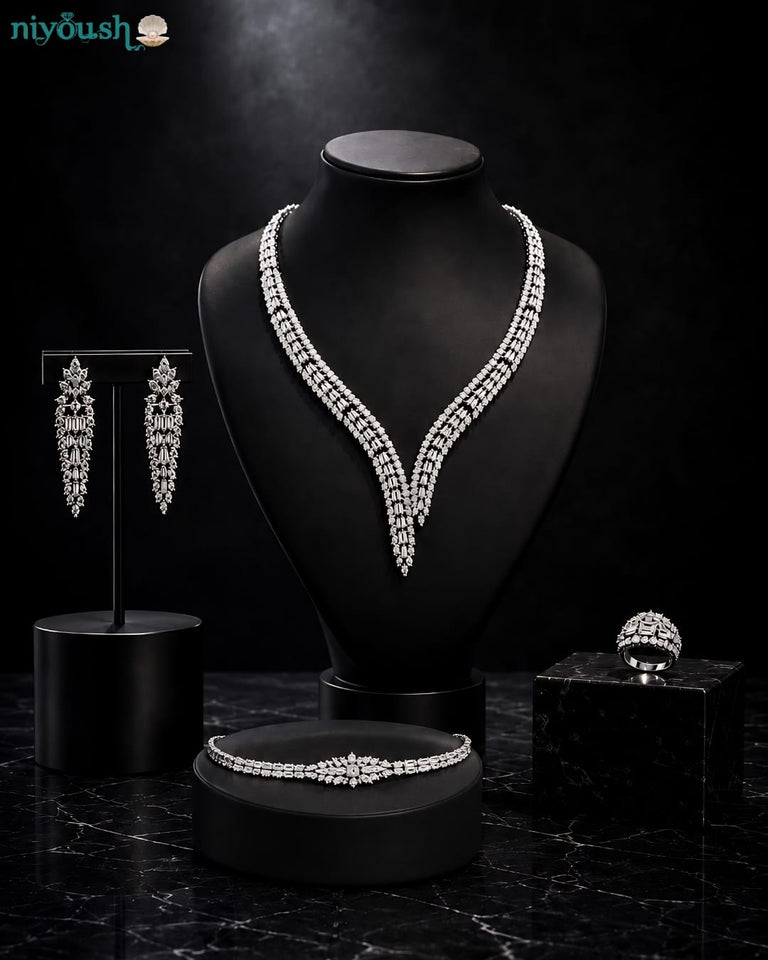 Silver Artificial set