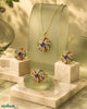 Prism  Aura artificial pendant set