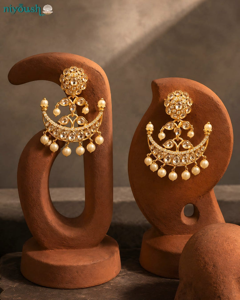 Noor chand bali goldplated Artificial Earrings