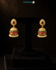 Gulbahar gold plated jhumkas