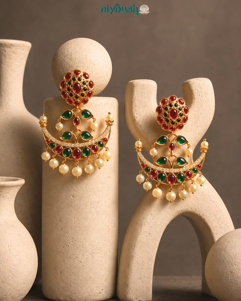 Noor chand bali goldplated Artificial Earrings