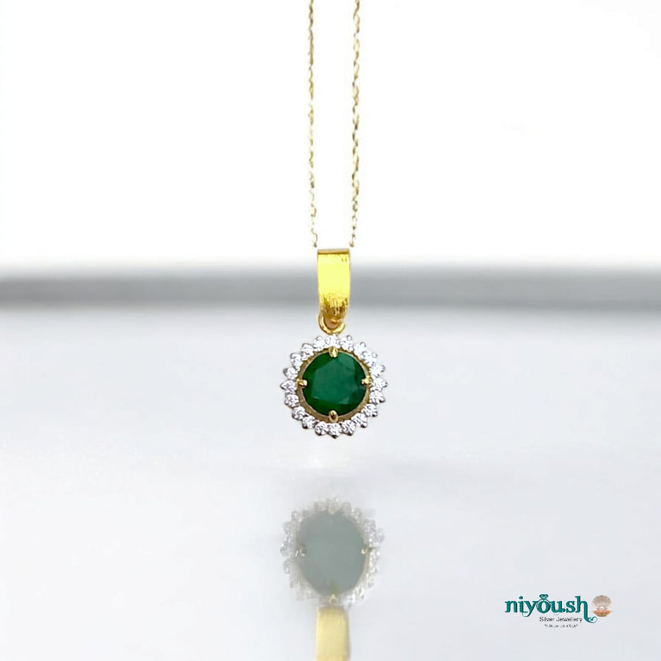 Farah Gold Plated Pendant Set