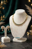 Zaryab Emerald Elegance - Gold Plated Necklace Set