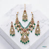 Hiya Kundan gold plated set