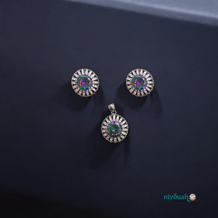 multicolor-pendant set