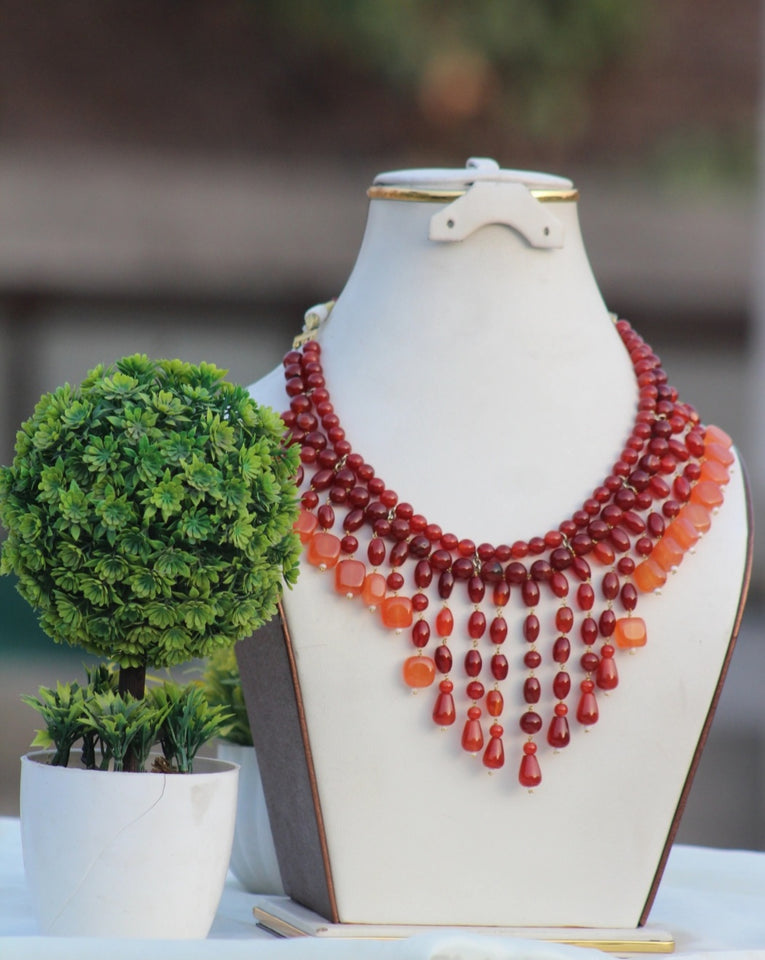 Rubelia Real Stone Necklace