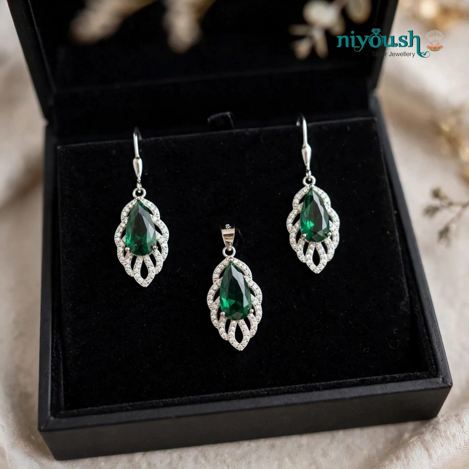 Emerald Leaf set