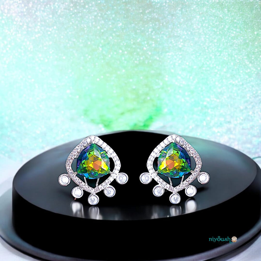 zirconia earrings