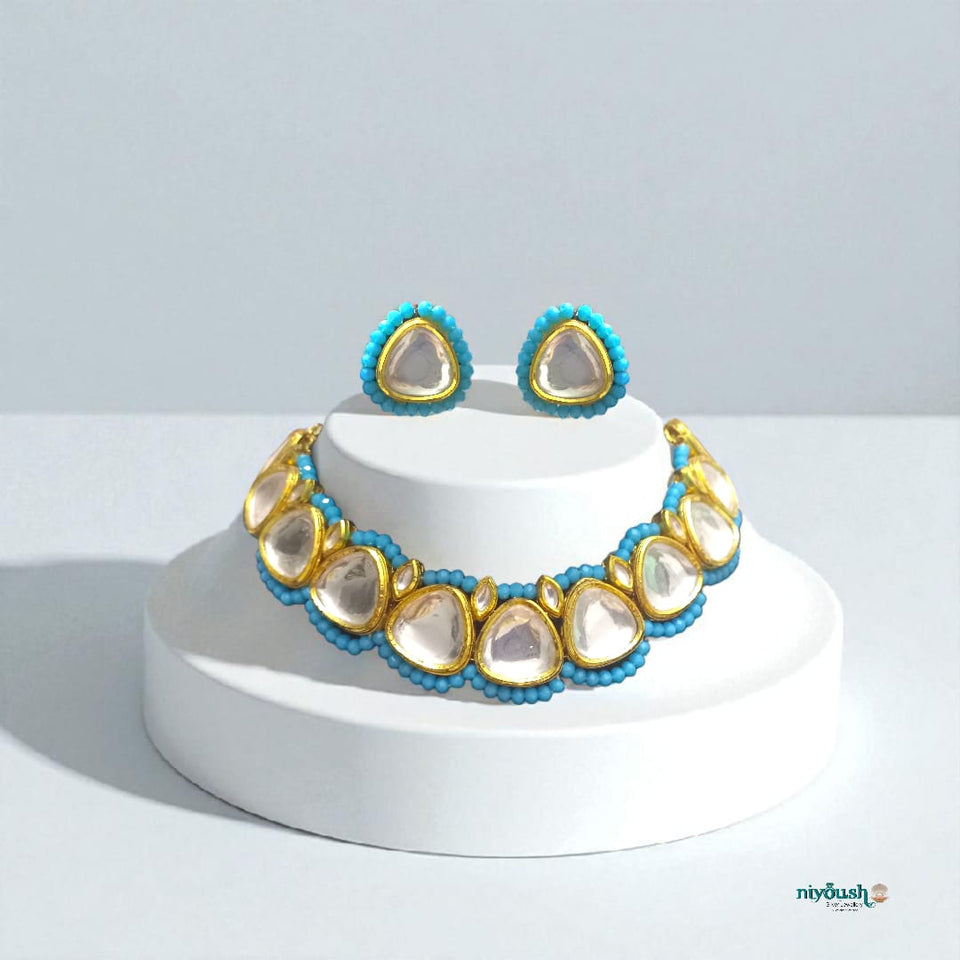Ferozi Noor kundan choker