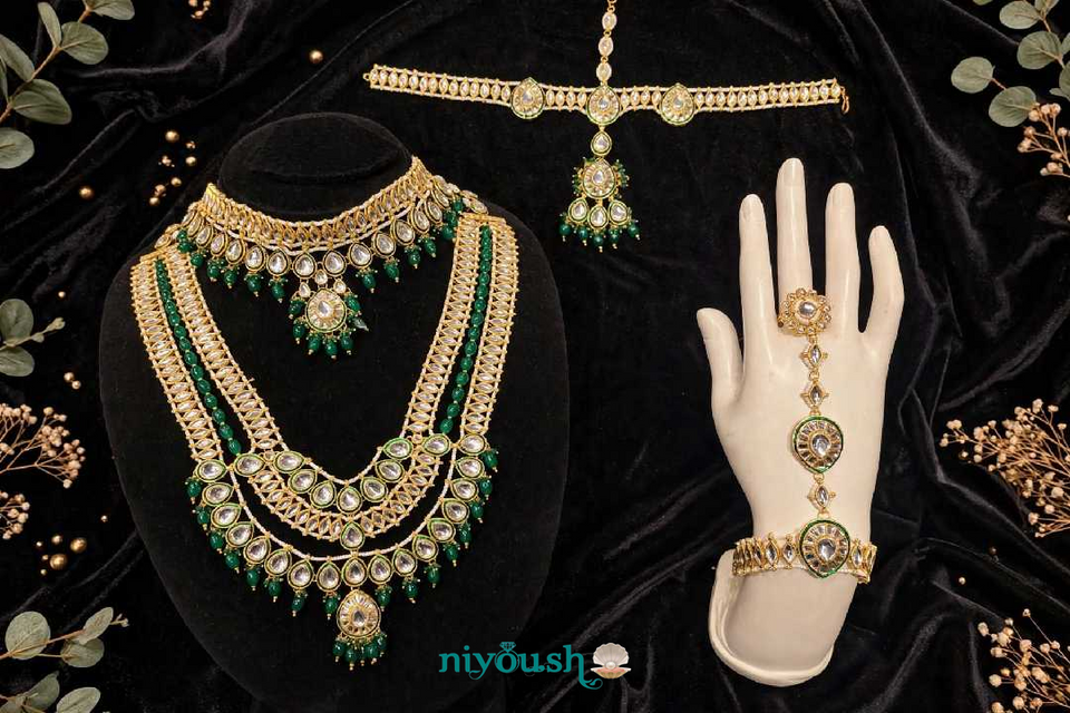 Raiha Kundan Jewellery Set