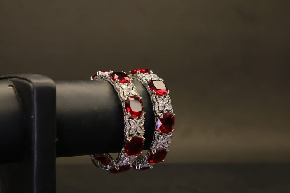 silver bangles