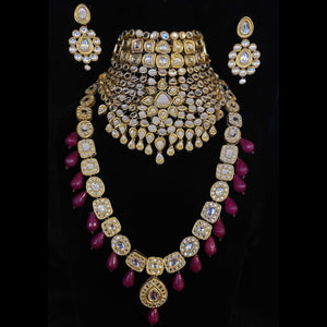 kundan-kundan jewellery-kundan jewelry-bridal set-kundan set