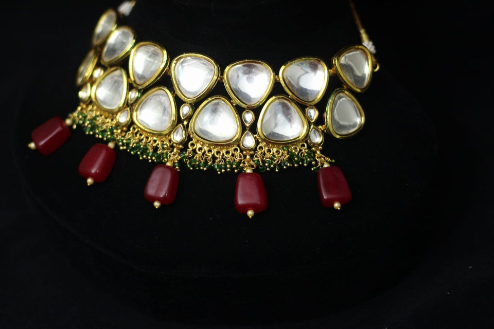 kundan choker-niyoush-choker for women-kundan jewellery