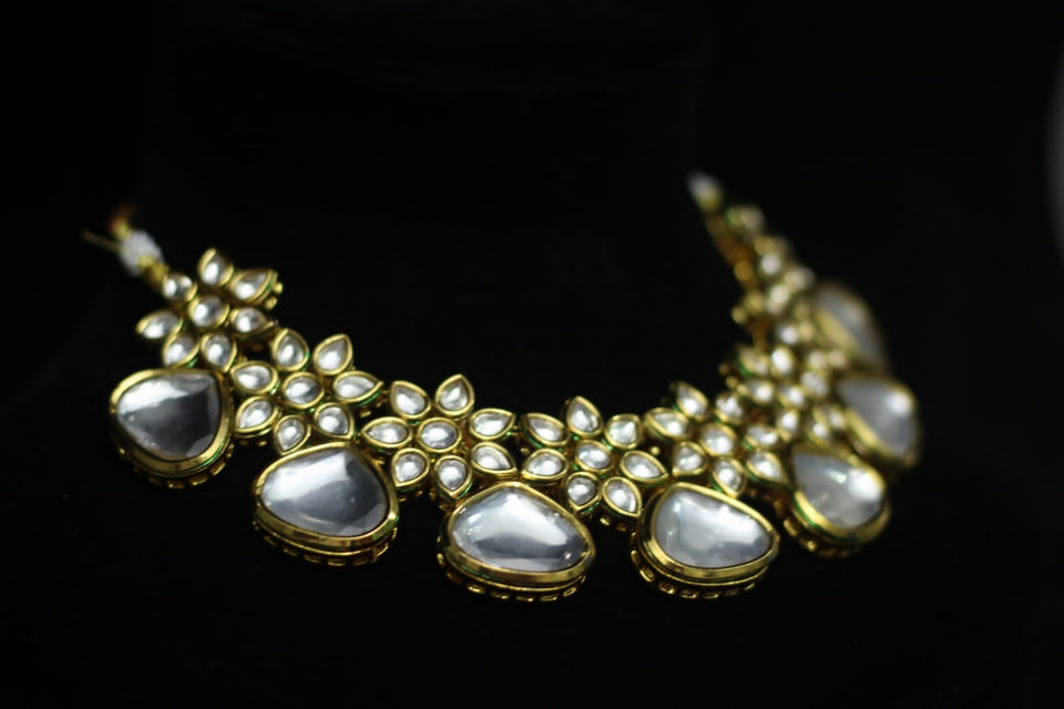 kundan necklace-indian kundan-indian jewellery-kundan set