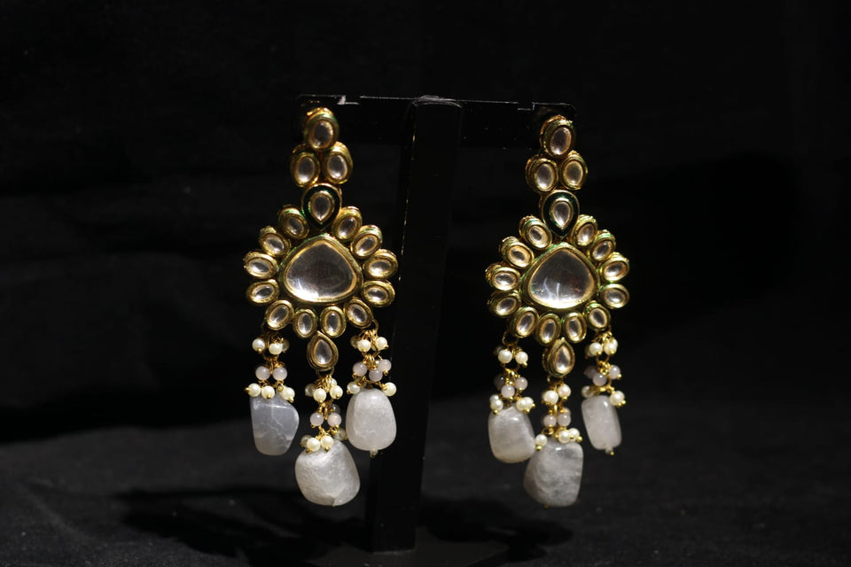 kundan earrings-niyoush kundan