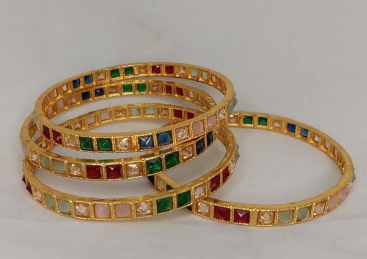 bracelets-bangles-bridal bangles-nikkah jewellery-bridal bangles-niyoush-kundan-kundan bangles